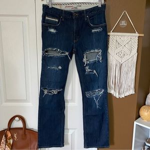 Vans Customized Straight Leg Jeans // Size 30X30”